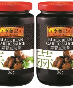 Doppelpack LEE KUM KEE Schwarze Bohnen Knoblauch Sauce (2x 368g) | Black Bean Garlic Sauce