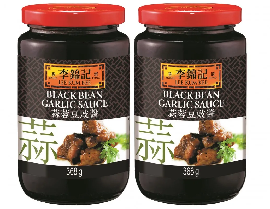 Doppelpack LEE KUM KEE Schwarze Bohnen Knoblauch Sauce (2x 368g) | Black Bean Garlic Sauce