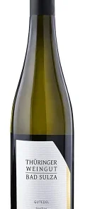 Wein Saale Unstrut Weißwein Gutedel 2023 trocken Thüringer Weingut Bad Sulza Deutscher Qualitätswein