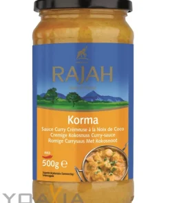 RAJAH Korma (500g) | Cremige Kokosnuss-Curry Sauce