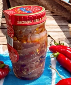 Sardellenfilets mit Chili in Öl 80g