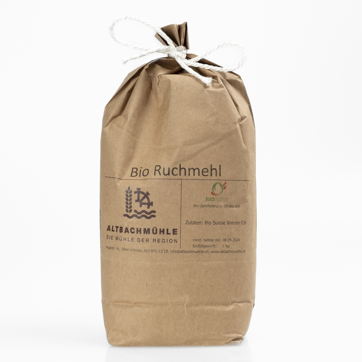 Ruchmehl bio Schweiz 1kg – Bild 2