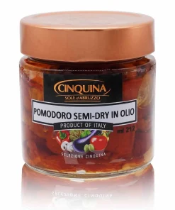 CINQUINA Pomodoro semidry in olio – Tomaten halb getrocknet in Öl – 0,240kg