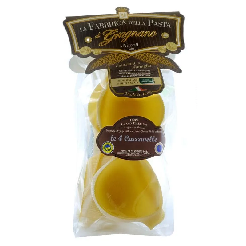 4X „a Caccavella“ weltgrößte Pasta di Gragnano I.G.P.
