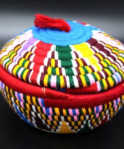 Dose mit Deckel groß – Mehrfarbig