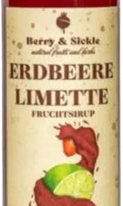 Berry & Sickle – Strawberry and lime fruit syrup
