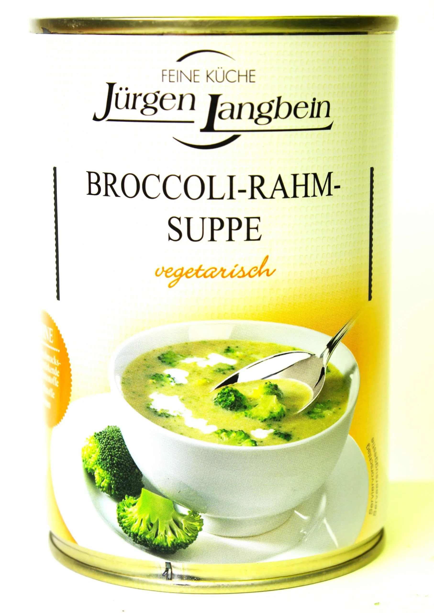 Broccoli-Rahm Suppe, 400ml Dose – Bild 2