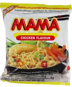 10er Pack – [ 10x 90g ] MAMA Instant Nudeln mit Huhngeschmack / Jumbo Pack / Chicken Flavour / orientalischer Art