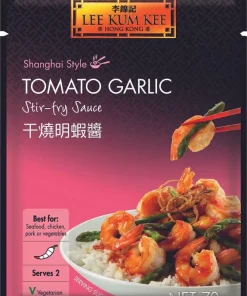 [ 70g ] Lee Kum Kee Tomaten-Knoblauch-Sauce / Tomato-Garlic Stir-Fry Sauce Shanghai Style / Saucenbeutel