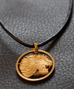 Kettenanhänger – 10 Äthiopische Centimes „Löwe“