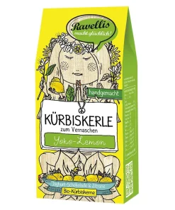 Ravellis Kürbiskerne mit Joghurt-Schokolade & Zitrone (80 g) – Bio