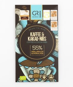 Georgia Ramon Kaffee-Kakaonibs 55% Milk bio 50g