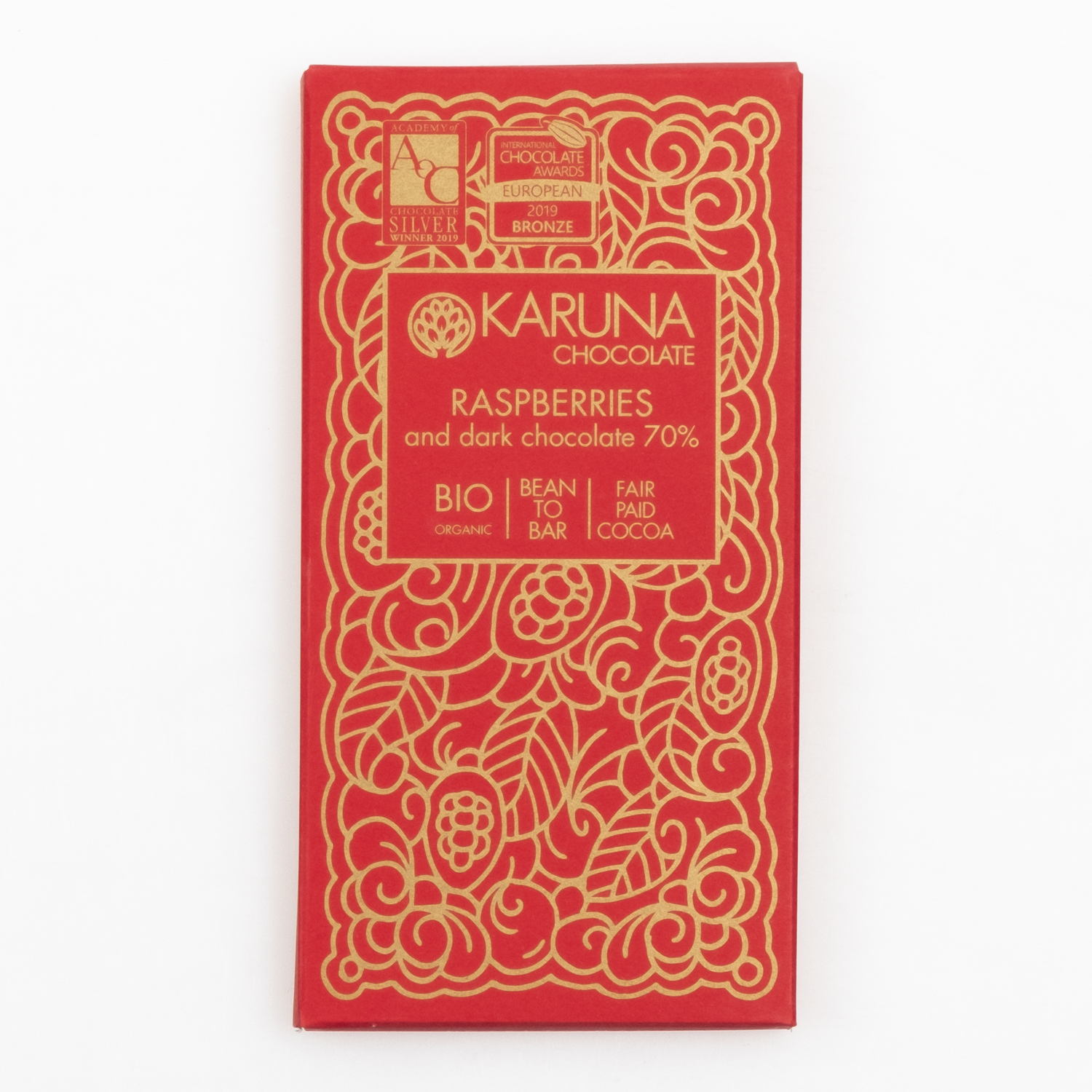 Karuna Belize mit Himbeere 70% bio, 50g