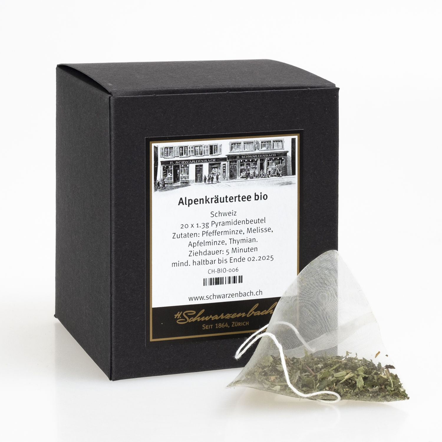 Teebeutel Alpenkräutertee bio, 20 x 1.3g – Bild 2