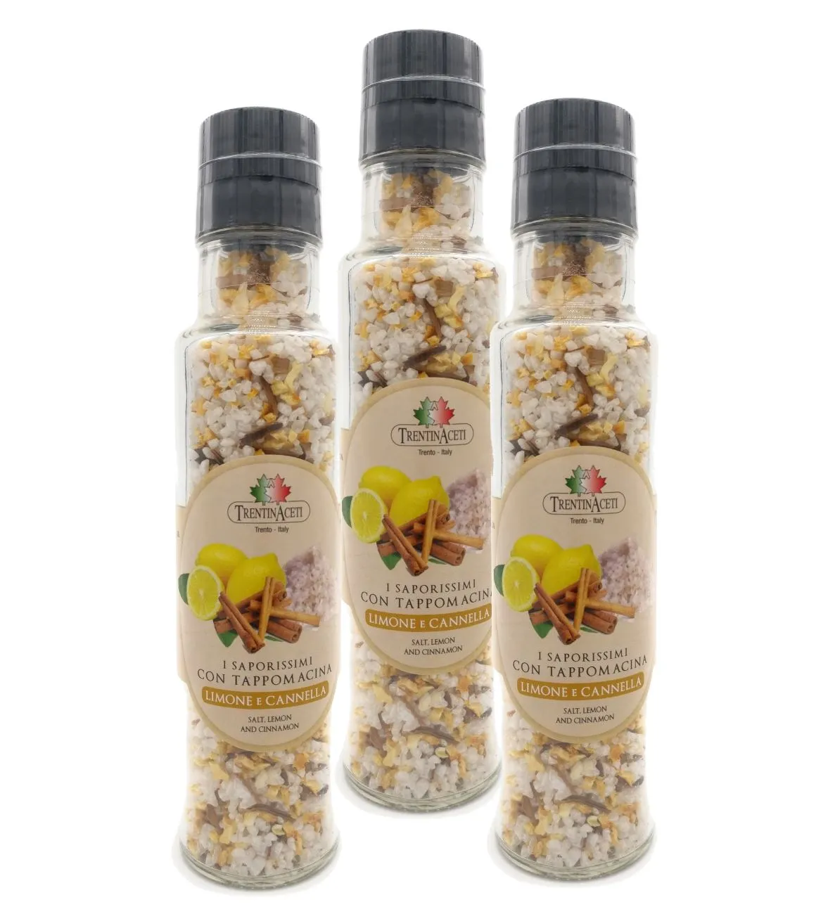 Italienische Gewürzmischung – Zitrone und Zimt Gewürz zum Grillen – 3x220g