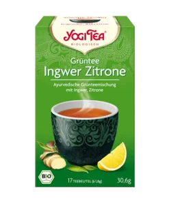 YOGI TEA Bio Grüntee Ingwer Zitrone