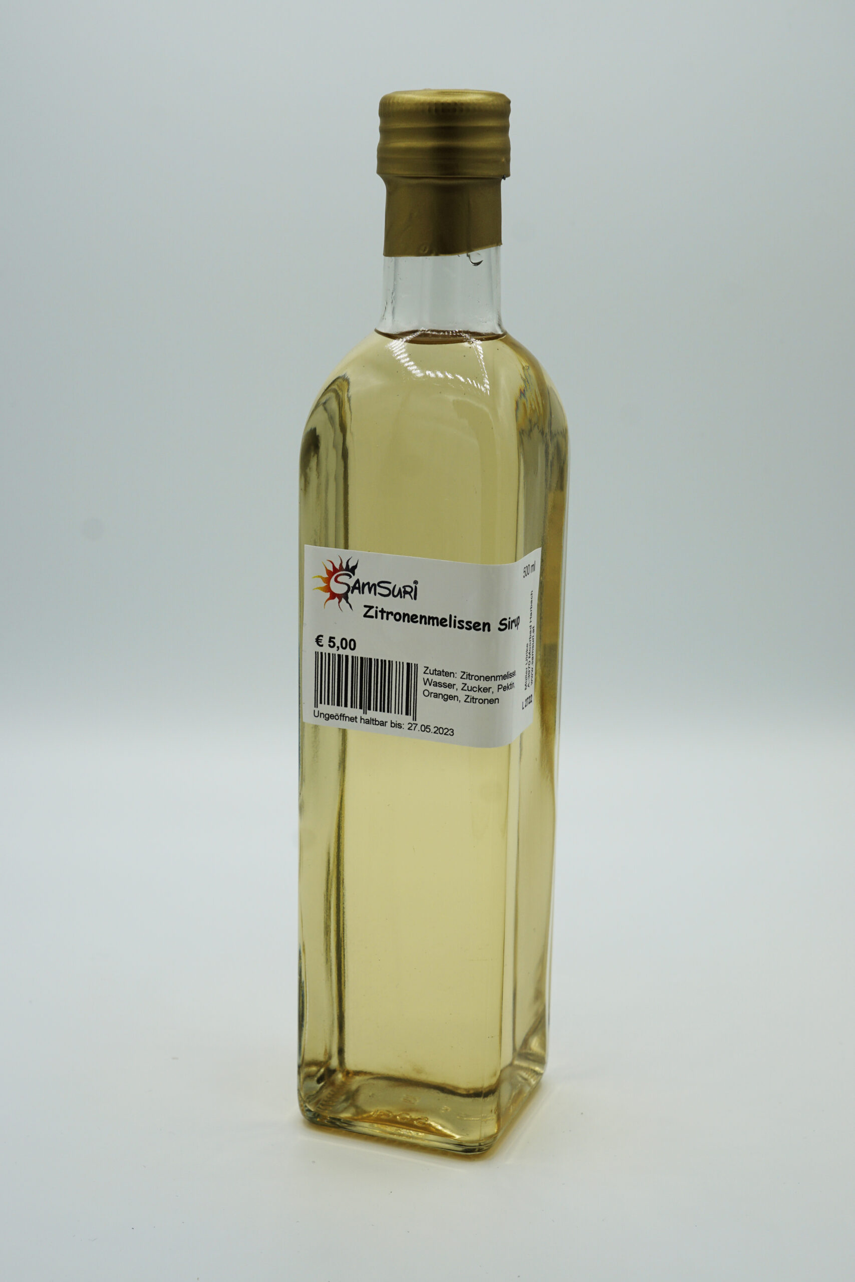 Zitronenmelissensirup