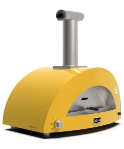 Alfa Forni | Moderno 3 Pizze | Gas Pizzaofen | Fire Yellow