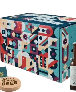 Premium beer gift box – 24 craft beer bottles, 11 beer styles, tasting booklet & accessories