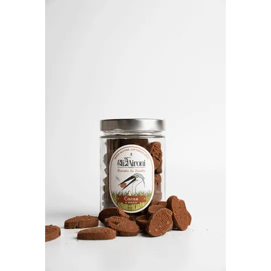 Biscotti mit Kakao, Zimt & Nelken.