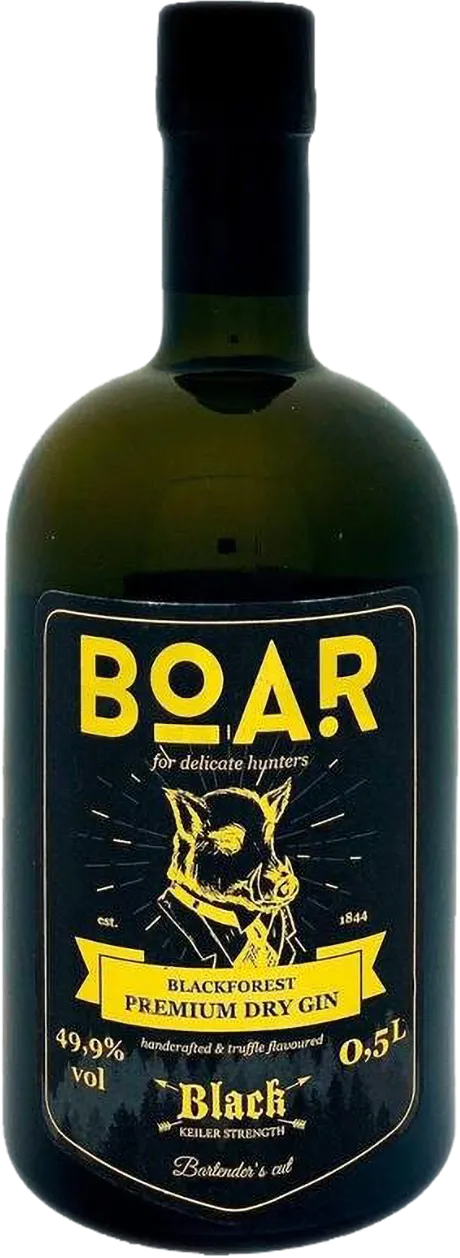 Boar Blackforest Premium Dry Gin Black Keiler Strength