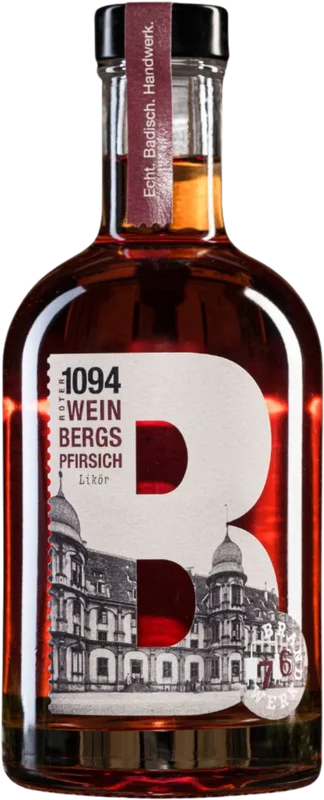 Brandwerk76 – 1094 Red vineyard peach liqueur – Bild 2