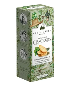 Cracker mit aromatischen Kräutern.