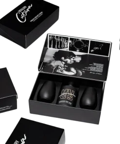 HUGS BOX DELIGHT – Geschenkset (1x London Dry Gin + 2 Gläser)