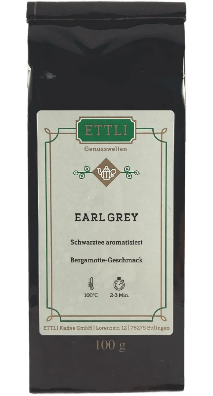 Black tea flavored Earl Grey