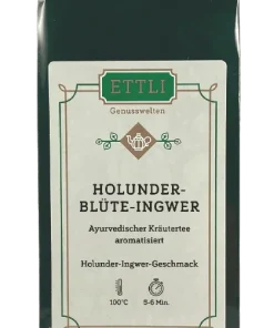 Kräutertee aromatisiert Holunderblüte Ingwer