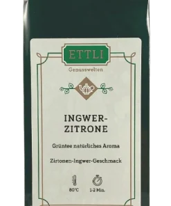 Green tea ginger-lemon