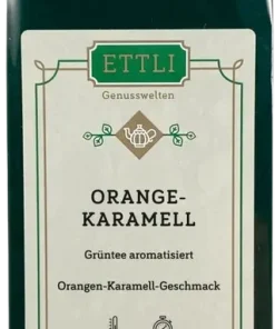 Grüntee Orange Karamell
