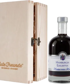 Heinr. von Have Hamburger Edelbitter liqueur with wooden gift box