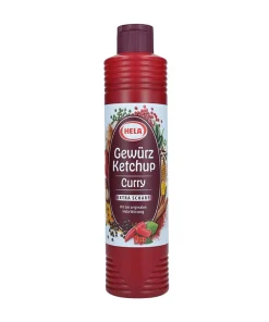 Hela Gewürz Ketchup Curry extra scharf (800ml)
