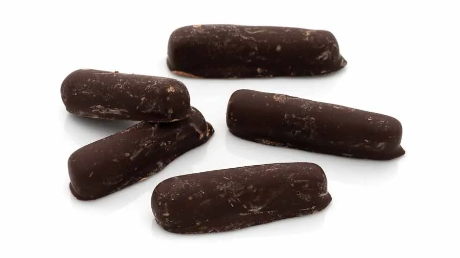 Ingwerstäbchen mit Schokolade