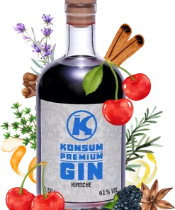Konsum Premium Gin Kirsche – New Western