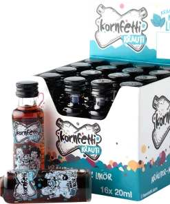 16x Kornfetti Krauti Minis – Herb and mint liqueur