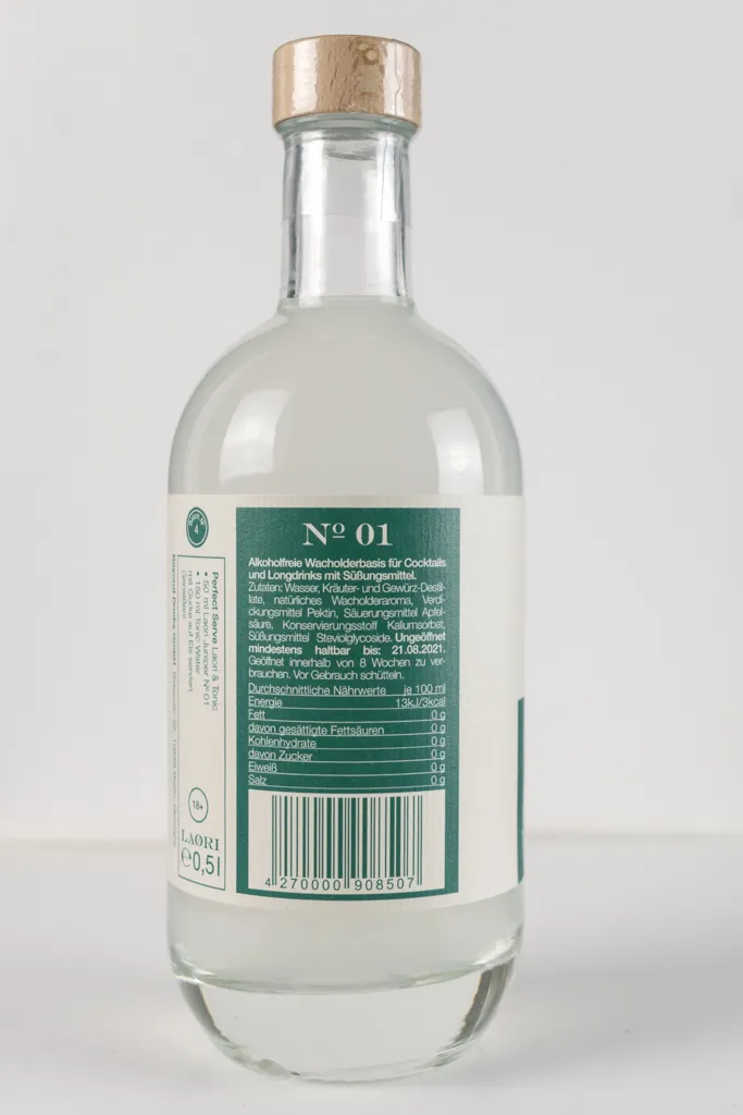 Laori Juniper No 1 – 0,5l – alkoholfrei – Bild 3