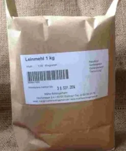 Leinmehl 1 kg – teilentölt