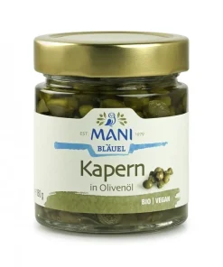 MANI – Bio Kapern in Olivenöl – 180 g
