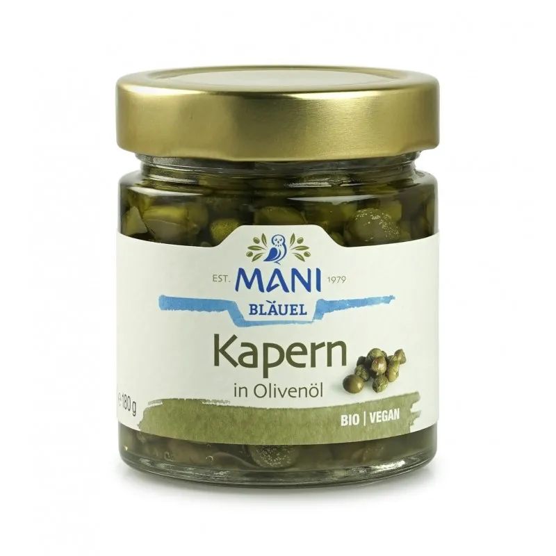MANI – Bio Kapern in Olivenöl – 180 g – Bild 2