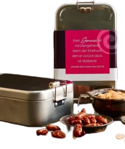 Lunchbox mit Mandeln (3x Mandeln + 1x Lunchbox)