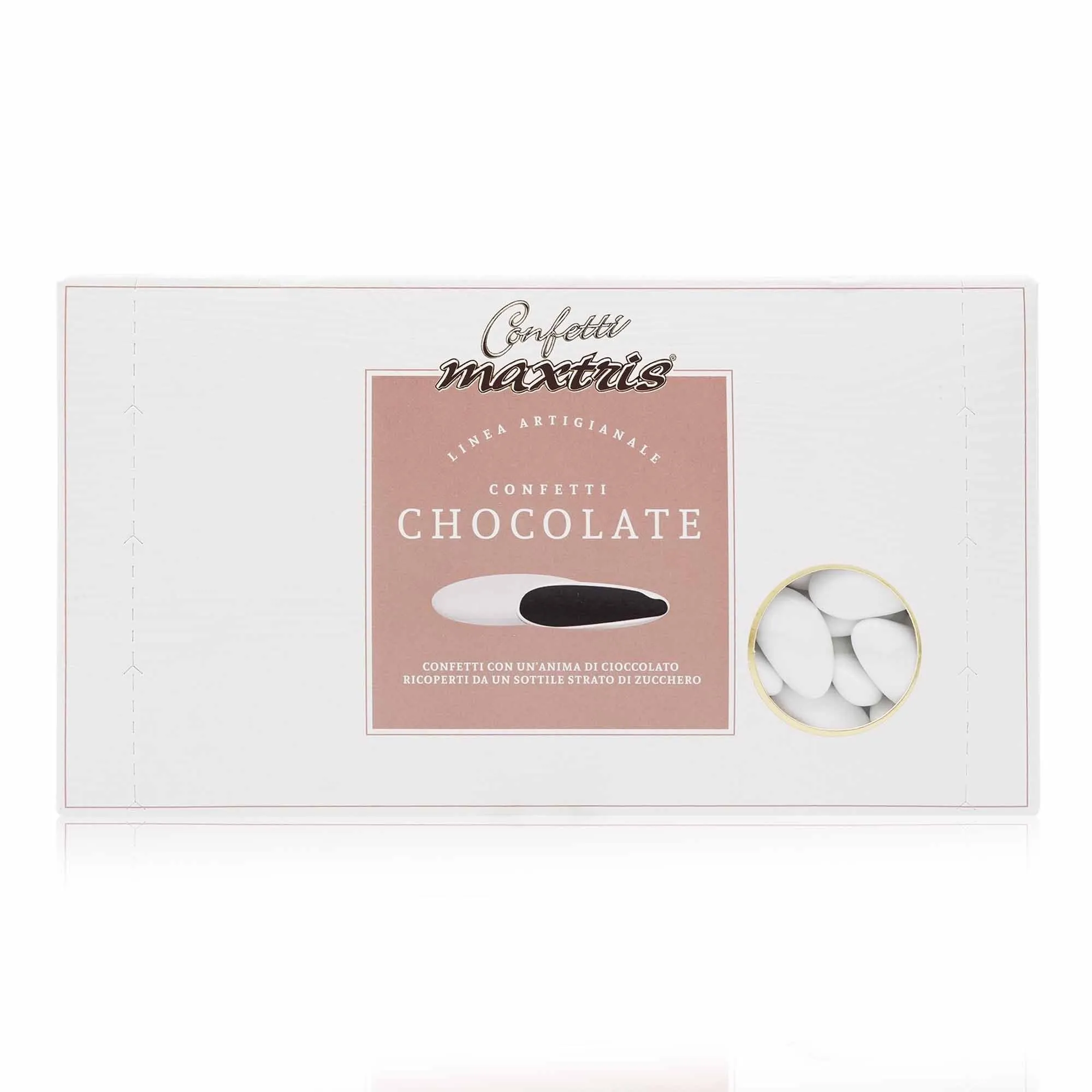 MAXTRIS Confetti Bianchi al cioccolato – Konfetti Weiss mit Schokolade – 1kg