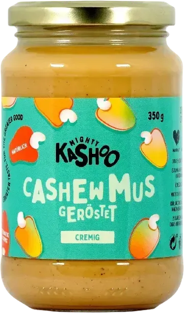 Mighty Kashoo Cashewmus Geröstet Cremig – Bild 2