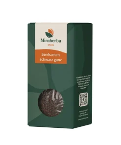 Miraherba – Bio Senfsamen schwarz-braun ganz – 100g