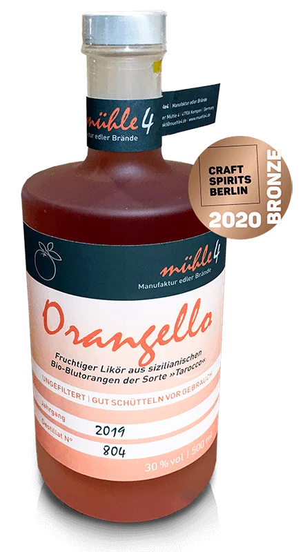 Orangello – blood orange liqueur