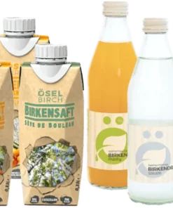 ÖselBirch Probierkiste Mix – Birkensaft Erfrischungsgetränke – 6x 0,33 l
