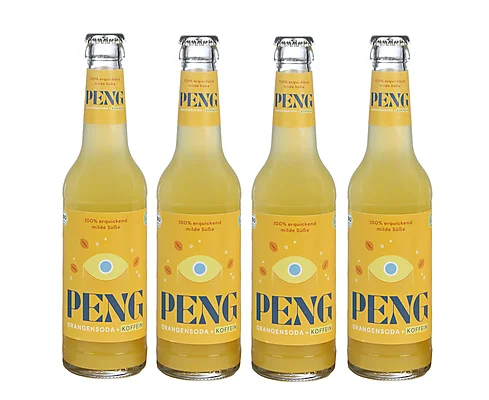 12x PENG Bio Orangensoda mit Koffein – Bild 2