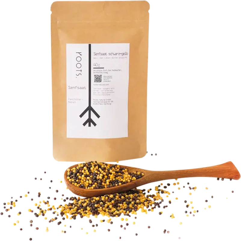 Senfsamen schwarz-gelb Nachfüllpack – Bild 2