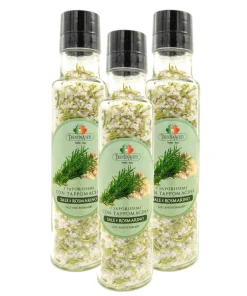 Italienische Gewürzmischung – 3x Rosmarinsalz – Rosmaringewürz – Salz mit Rosmarin – Sale e Rosmarino – höchste Qualität – 240g